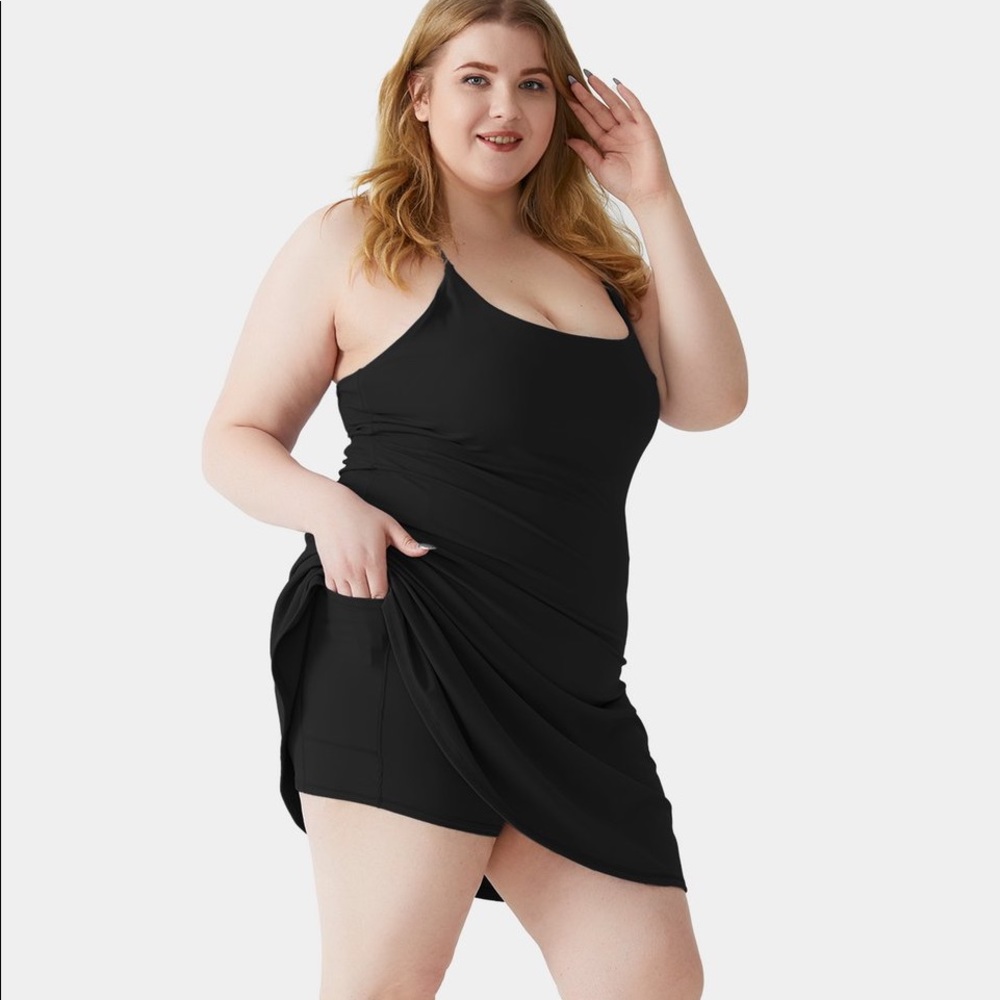 The Halara In My Feels 3X Plus Size Dress NWT Blk